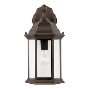 Generation Lighting. - 8938751-71 - One Light Outdoor Wall Lantern - Sevier - Antique Bronze