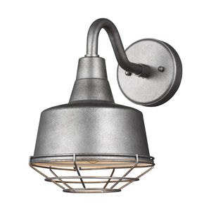 Visual Comfort Studio - 95374-57 - Cage - Barn Light - Weathered Pewter