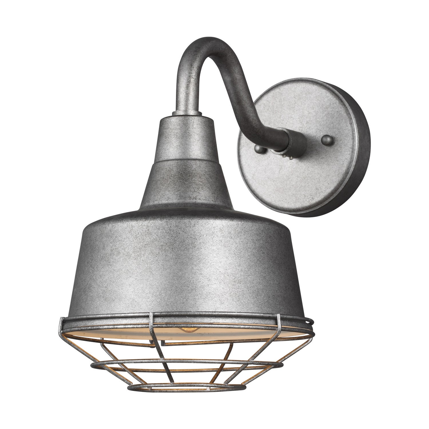 Visual Comfort Studio - 95374-57 - Cage - Barn Light - Weathered Pewter