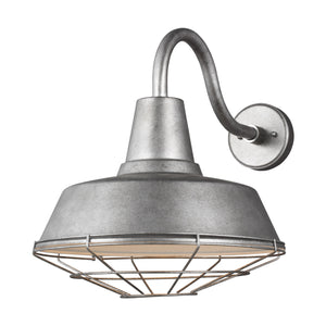 Visual Comfort Studio - 98374-57 - Cage - Barn Light - Weathered Pewter