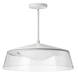 Dainolite Ltd - 3145-LEDP18-CL-MW - LED Pendant - Crawford - White