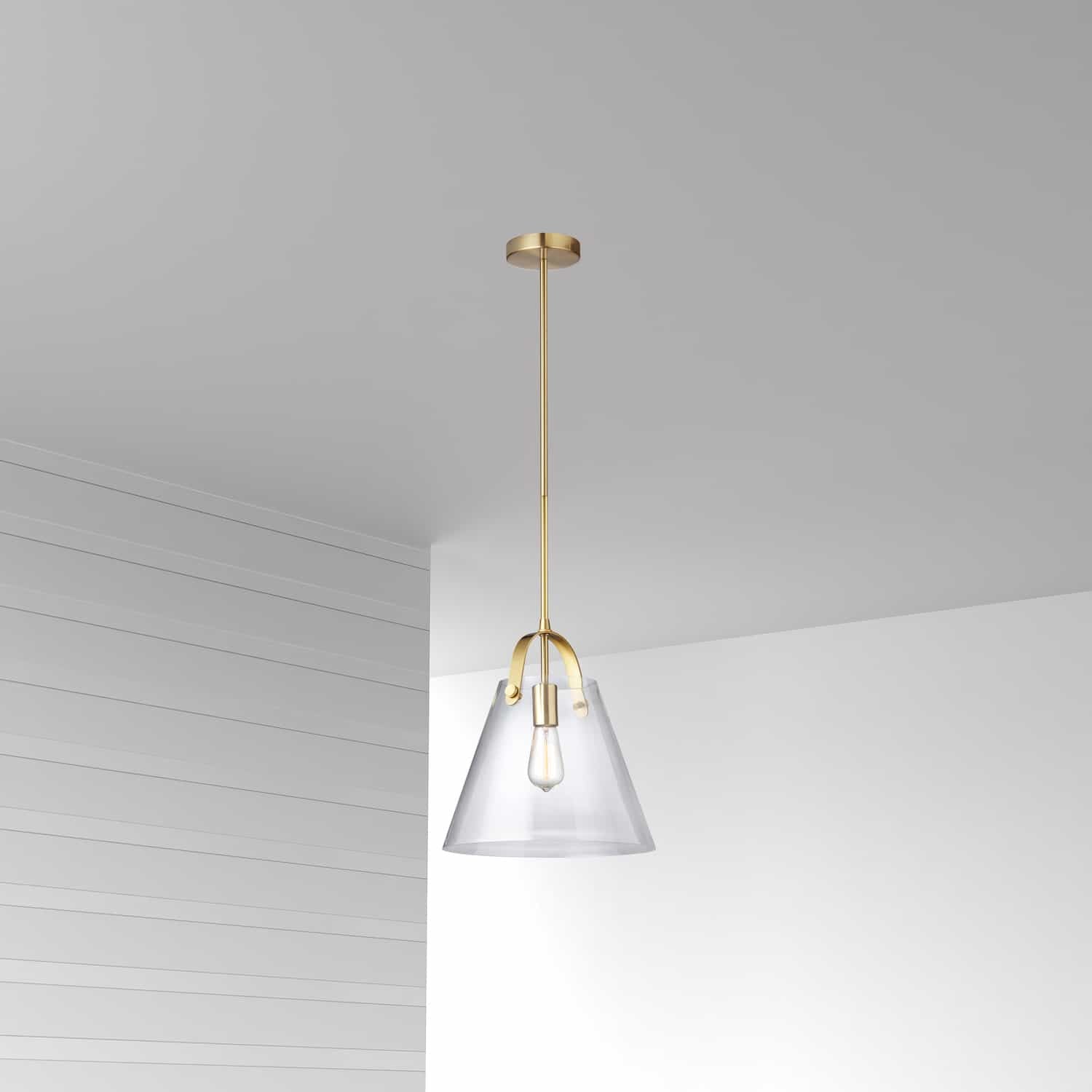 Dainolite Ltd - 871P-AGB - One Light Pendant - Polly - Clear