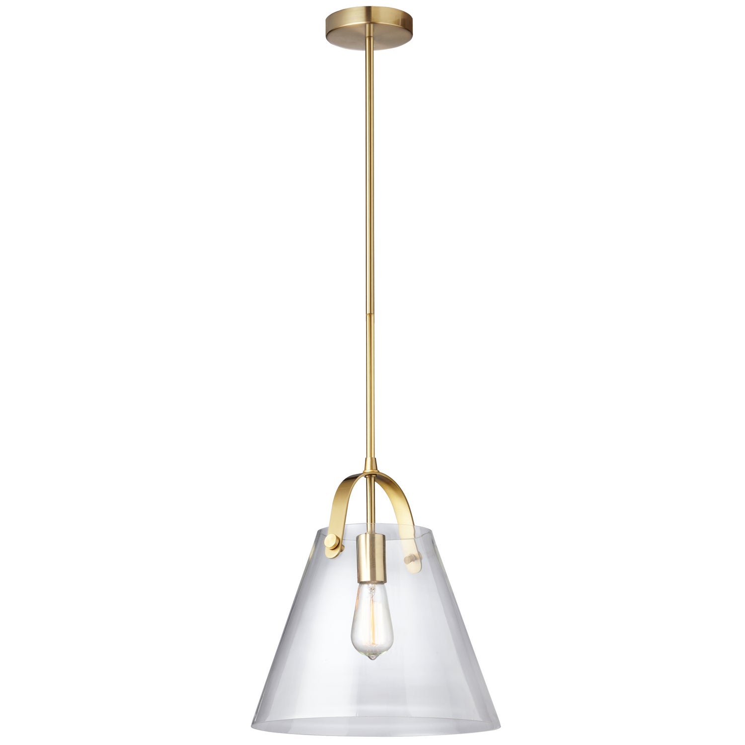 Dainolite Ltd - 871P-AGB - One Light Pendant - Polly - Clear