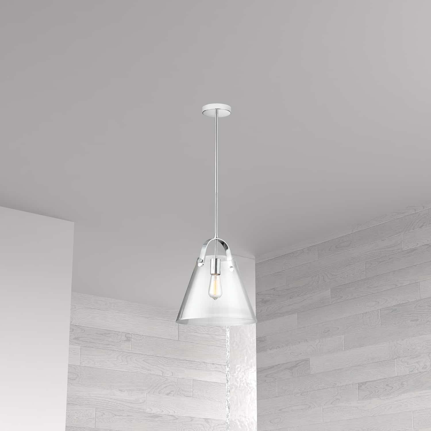 Dainolite Ltd - 871P-PC - One Light Pendant - Polly - Clear