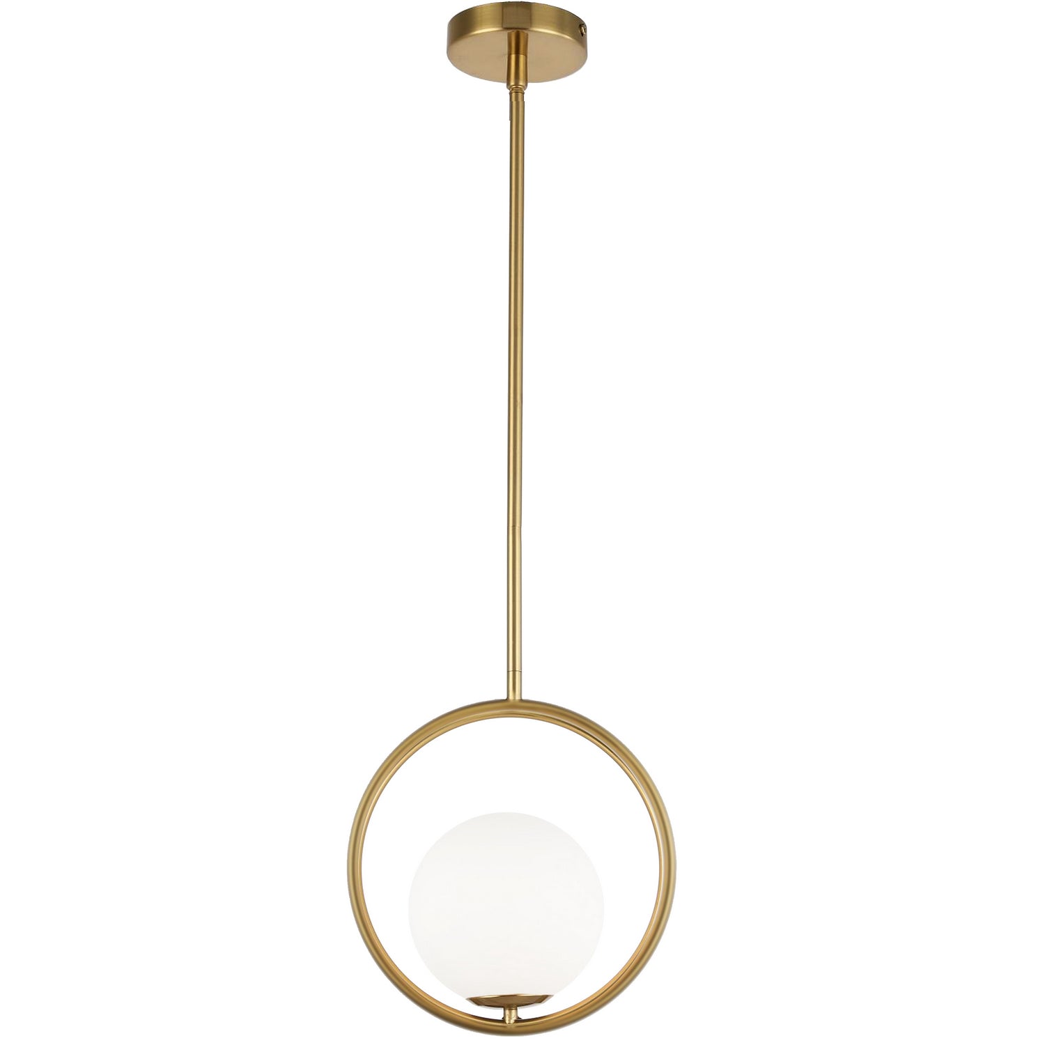 Dainolite Ltd - ADR-101P-AGB - One Light Pendant - Adrienna - Aged Brass