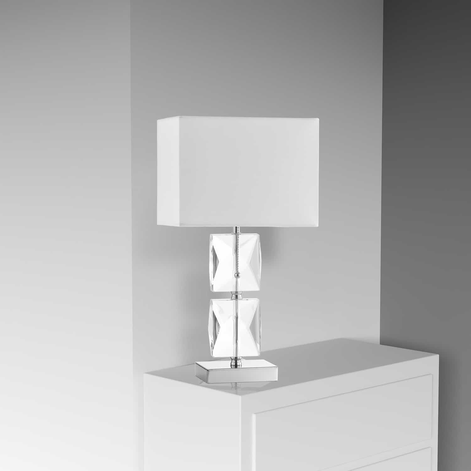 Dainolite Ltd - C96T-PC - One Light Table Lamp - Clear