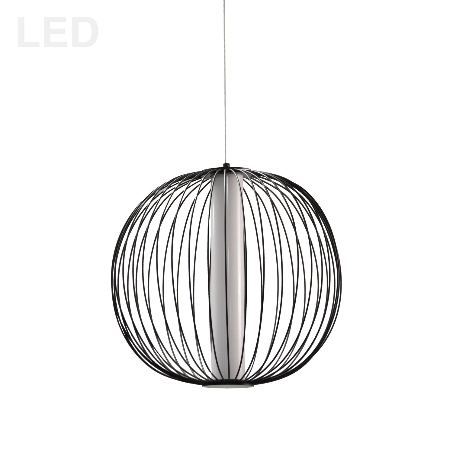 Dainolite Ltd - CHR-161LEDP-MB - LED Pendant - Charlotte - Black