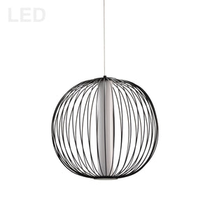 Dainolite Ltd - CHR-161LEDP-MB - LED Pendant - Charlotte - Black