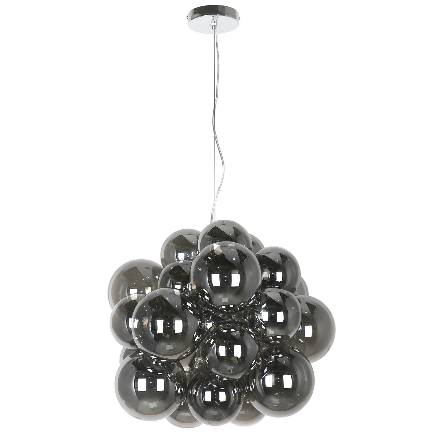 Dainolite Ltd - CMT-206P-SM-PC - Six Light Pendant - Comet - Smoke