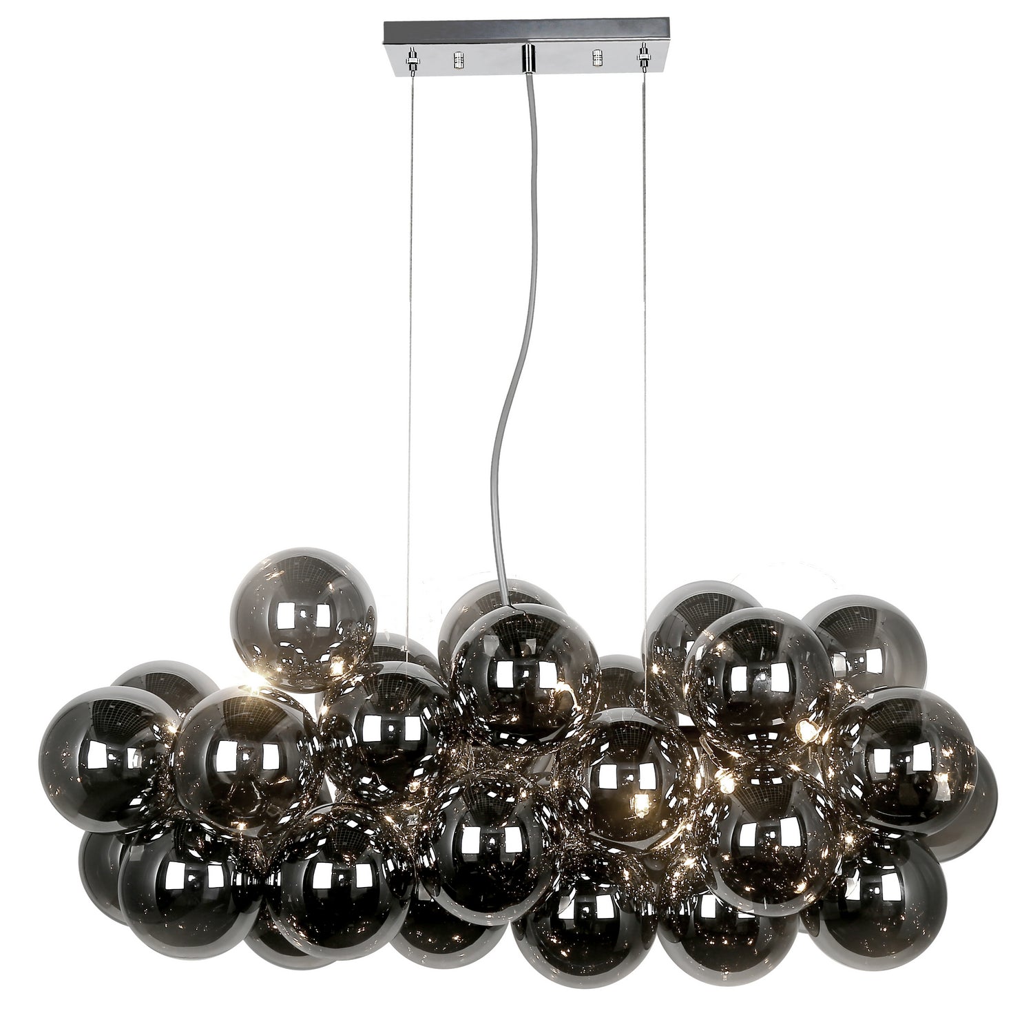 Dainolite Ltd - CMT-418HP-SM-PC - Ten Light Pendant - Comet - Polished Chrome