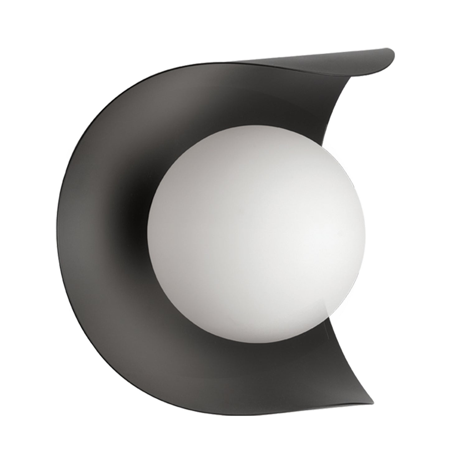 Dainolite Ltd - CRT-61W-MB - One Light Wall Sconce - Crescent - Black