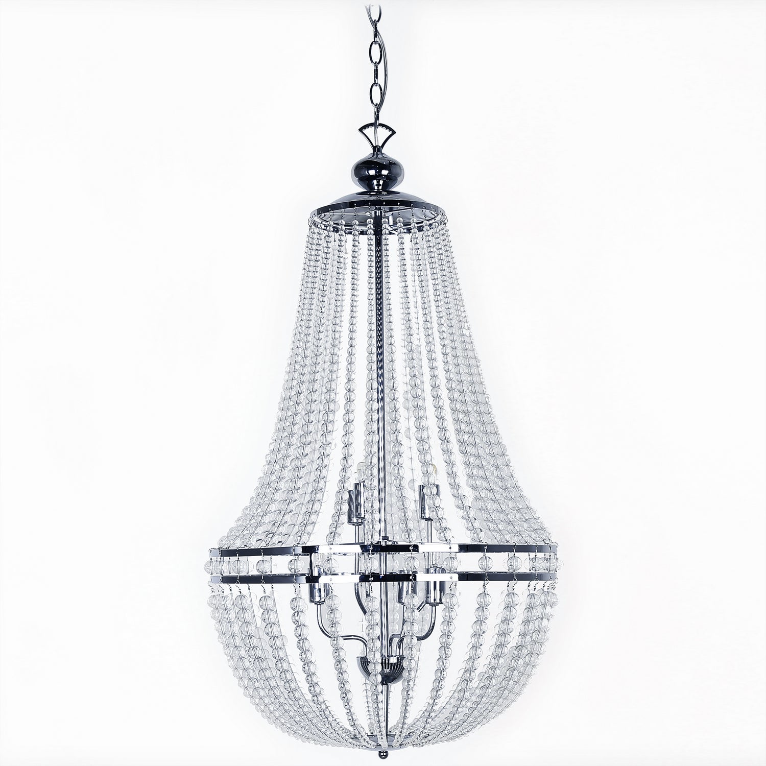 Dainolite Ltd - DAW-386C-PC-CLR - Six Light Chandelier - Dawson - Clear