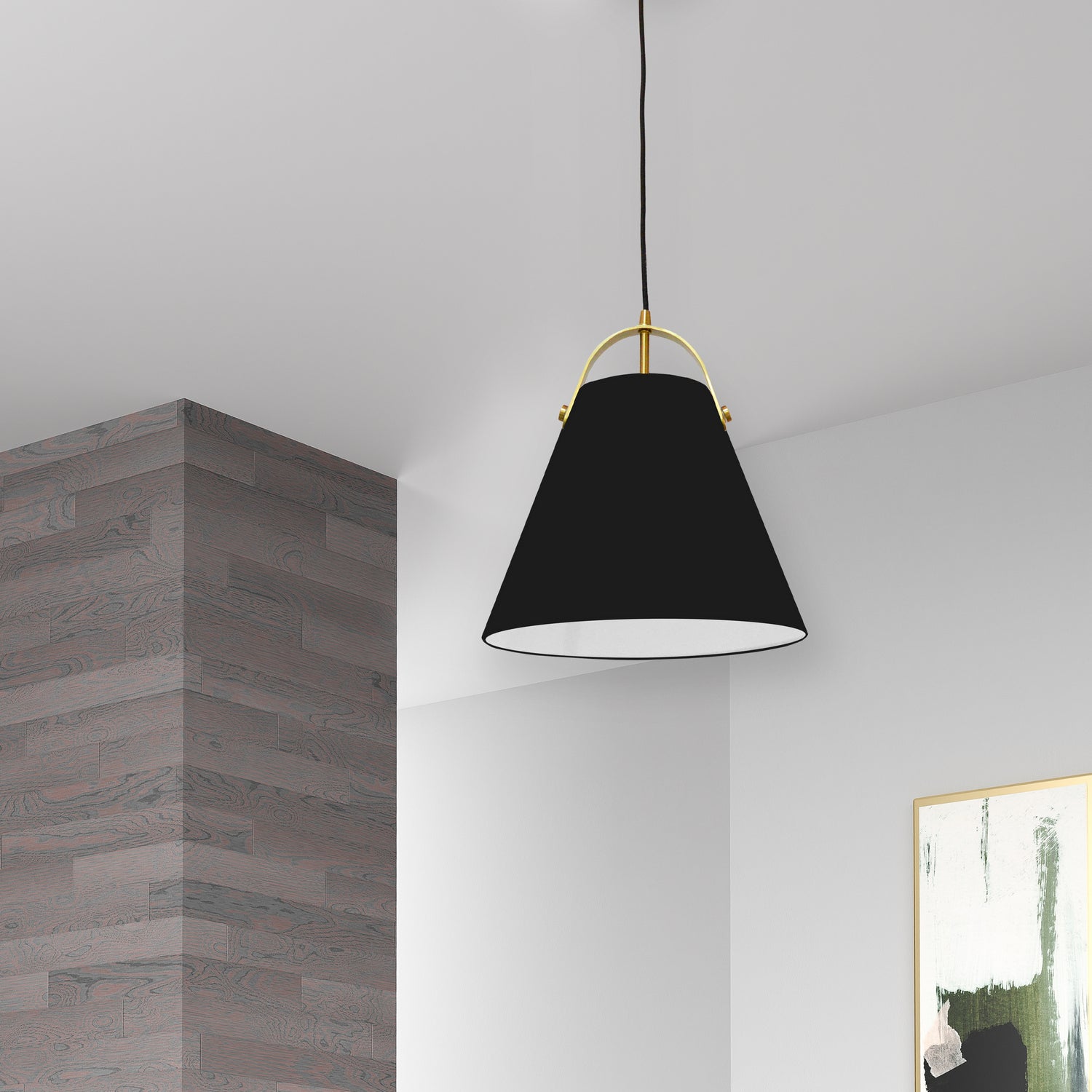 Dainolite Ltd - EMP-111P-797-AGB - One Light Pendant - Emperor - Black