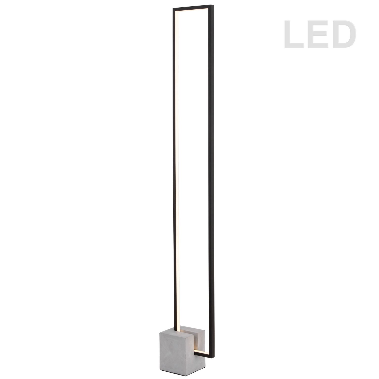 Dainolite Ltd - FLN-LEDF55-MB - LED Floor Lamp - Florence - Black