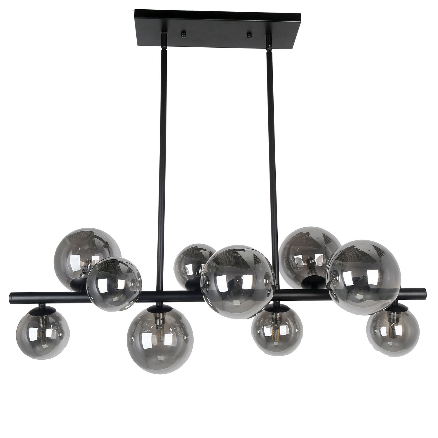 Dainolite Ltd - GLA-3110HP-MB - Ten Light Pendant - Glasgow - Black