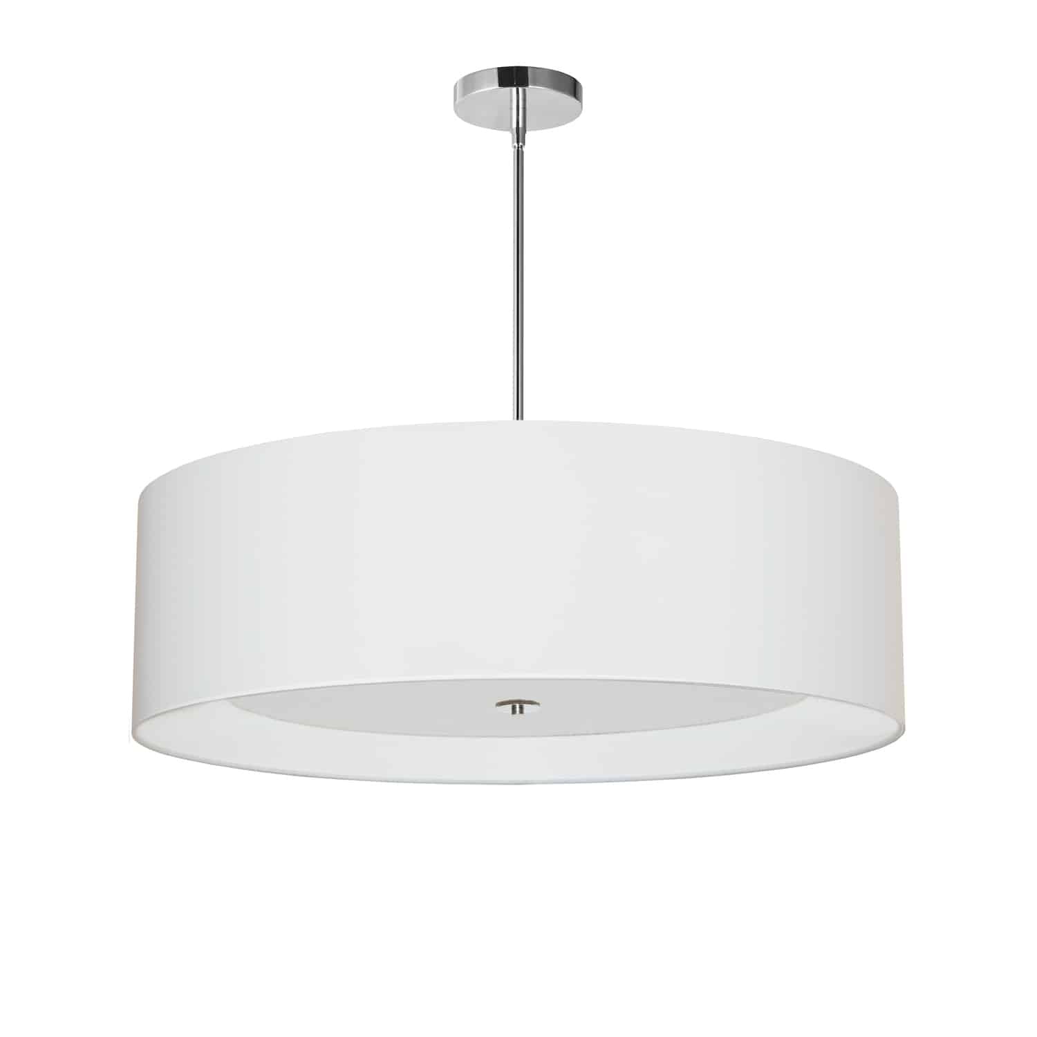 Dainolite Ltd - HEL-304P-PC-WH - Four Light Pendant - Helena - White