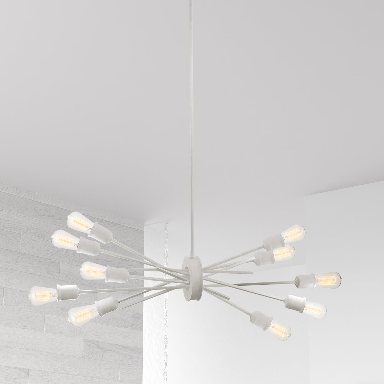 Dainolite Ltd - NEB-3910HP-WH - Ten Light Pendant - Nebraska - White