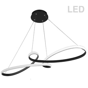 Dainolite Ltd - NOL-4350LEDHP-MB - LED Pendant - Nola - Black