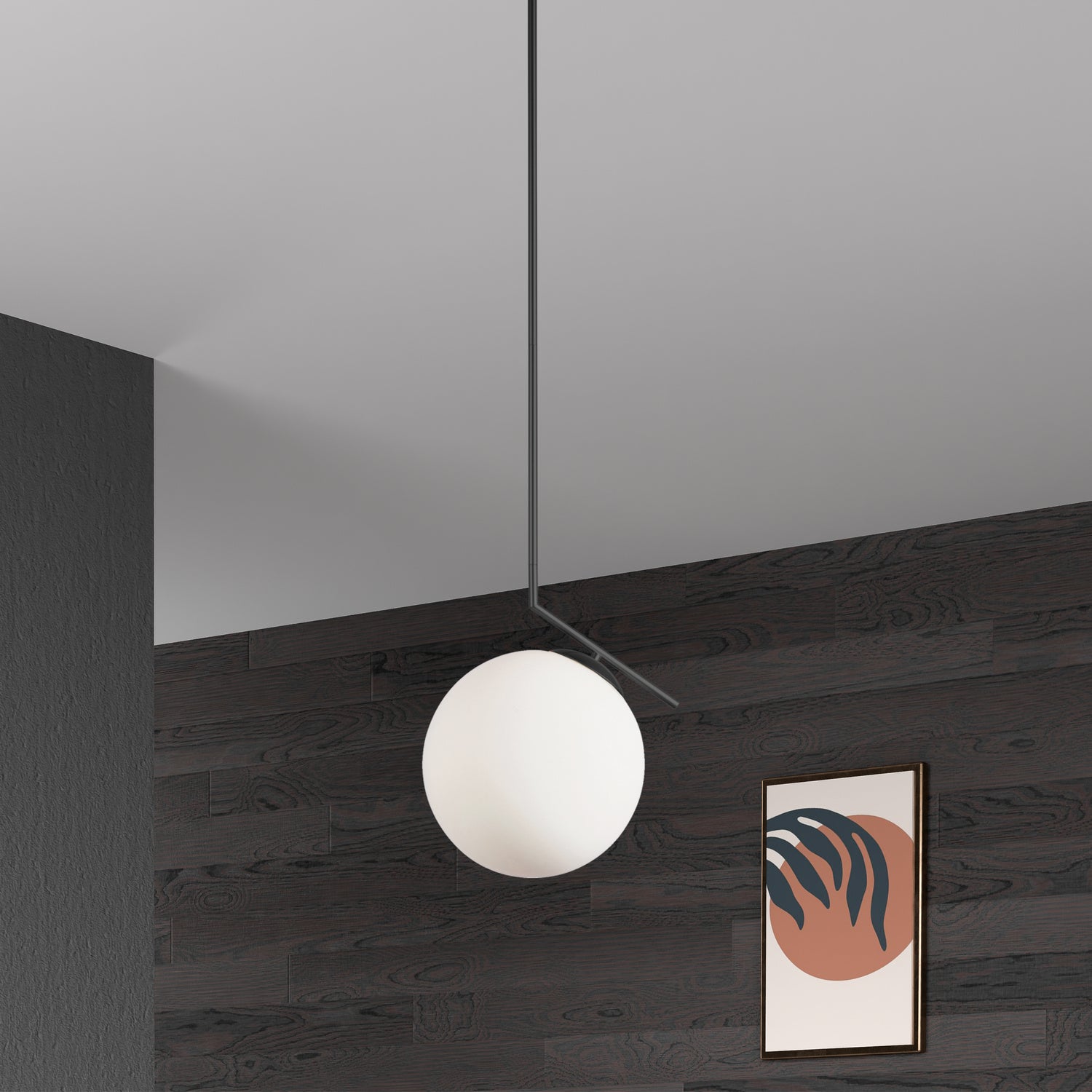 Dainolite Ltd - ORN-141P-MB - One Light Pendant - Orion - Black