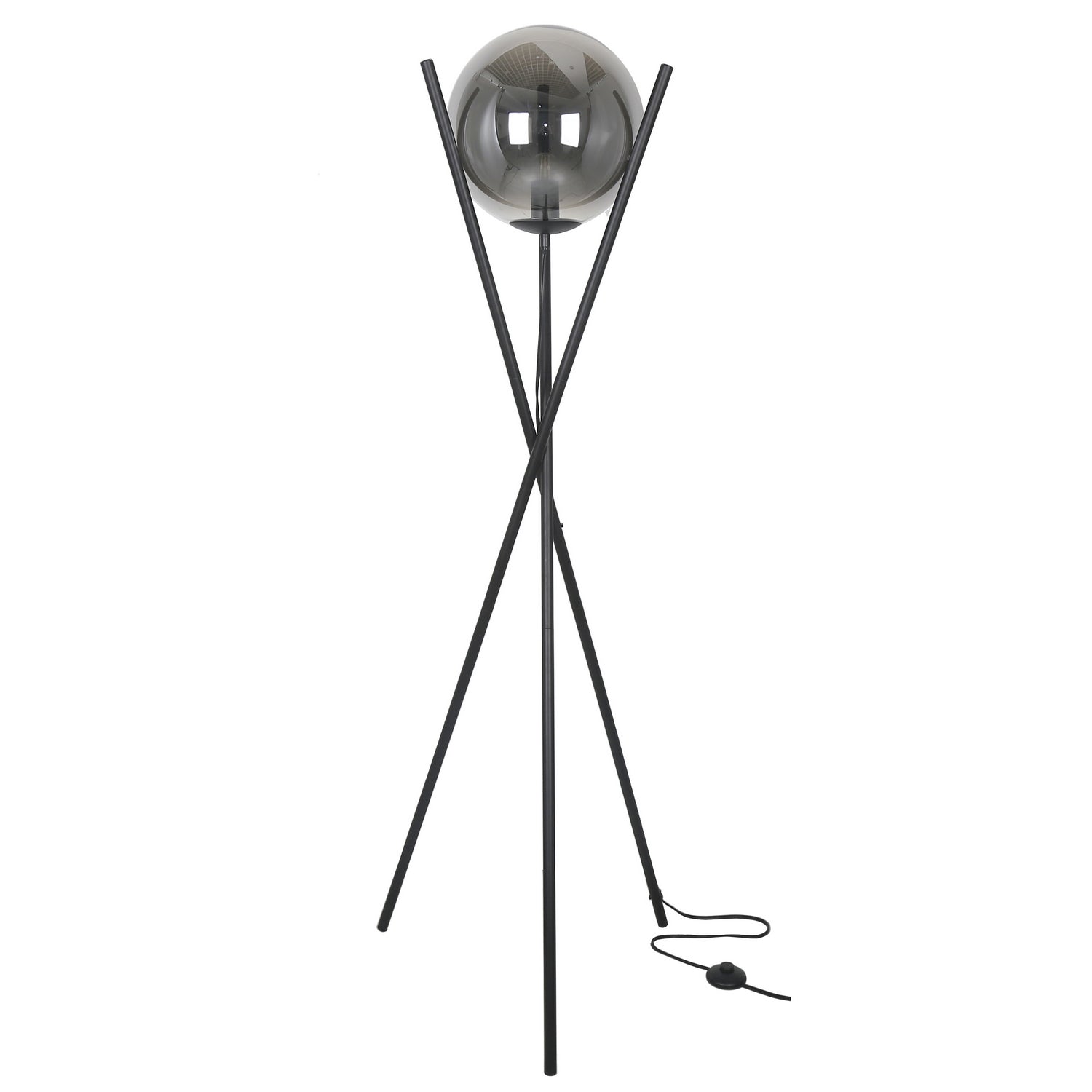 Dainolite Ltd - PAM-601F-MB - One Light Floor Lamp - Pamela - Black