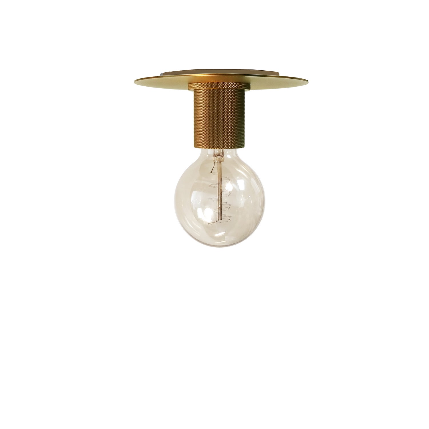 Dainolite Ltd - RSW-61FH-AGB - One Light Flush Mount - Roswell - Aged Brass