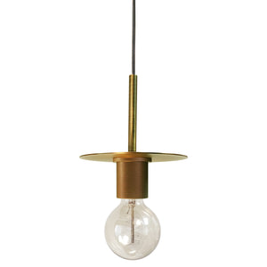 Dainolite Ltd - RSW-61P-AGB - One Light Pendant - Roswell - Aged Brass