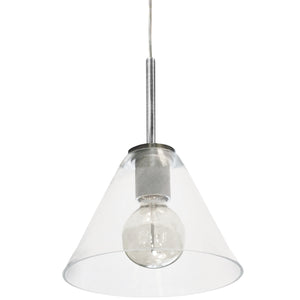 Dainolite Ltd - RSW-91P-SC-CLR - One Light Pendant - Roswell - Satin Chrome