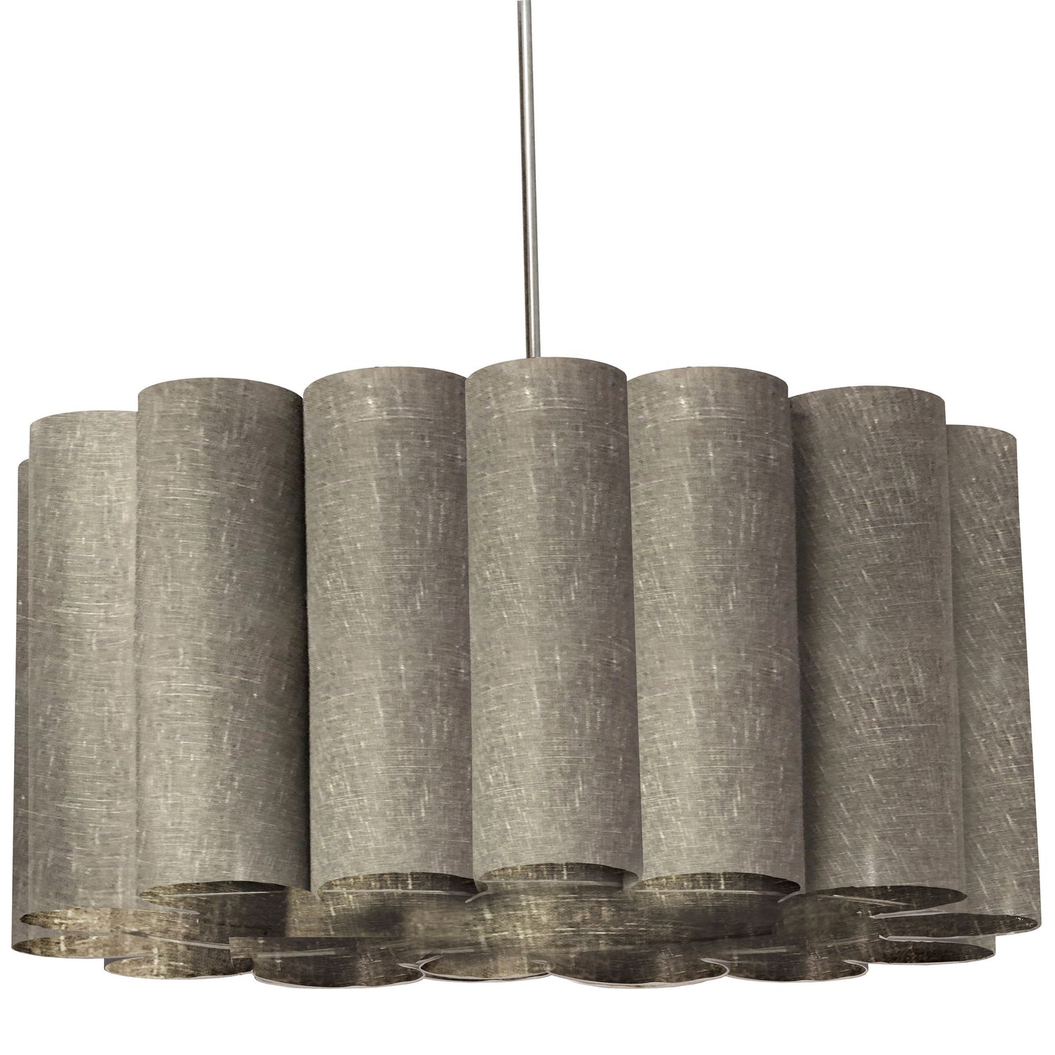 Dainolite Ltd - SAN244-PC-2423 - Four Light Pendant - Sandra - Grey