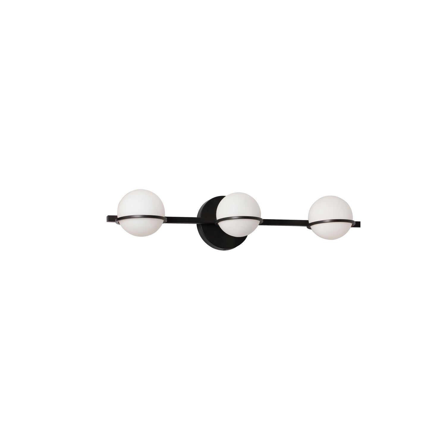 Dainolite Ltd - SOF-233W-MB - Three Light Vanity Fixture - Sofia - Black