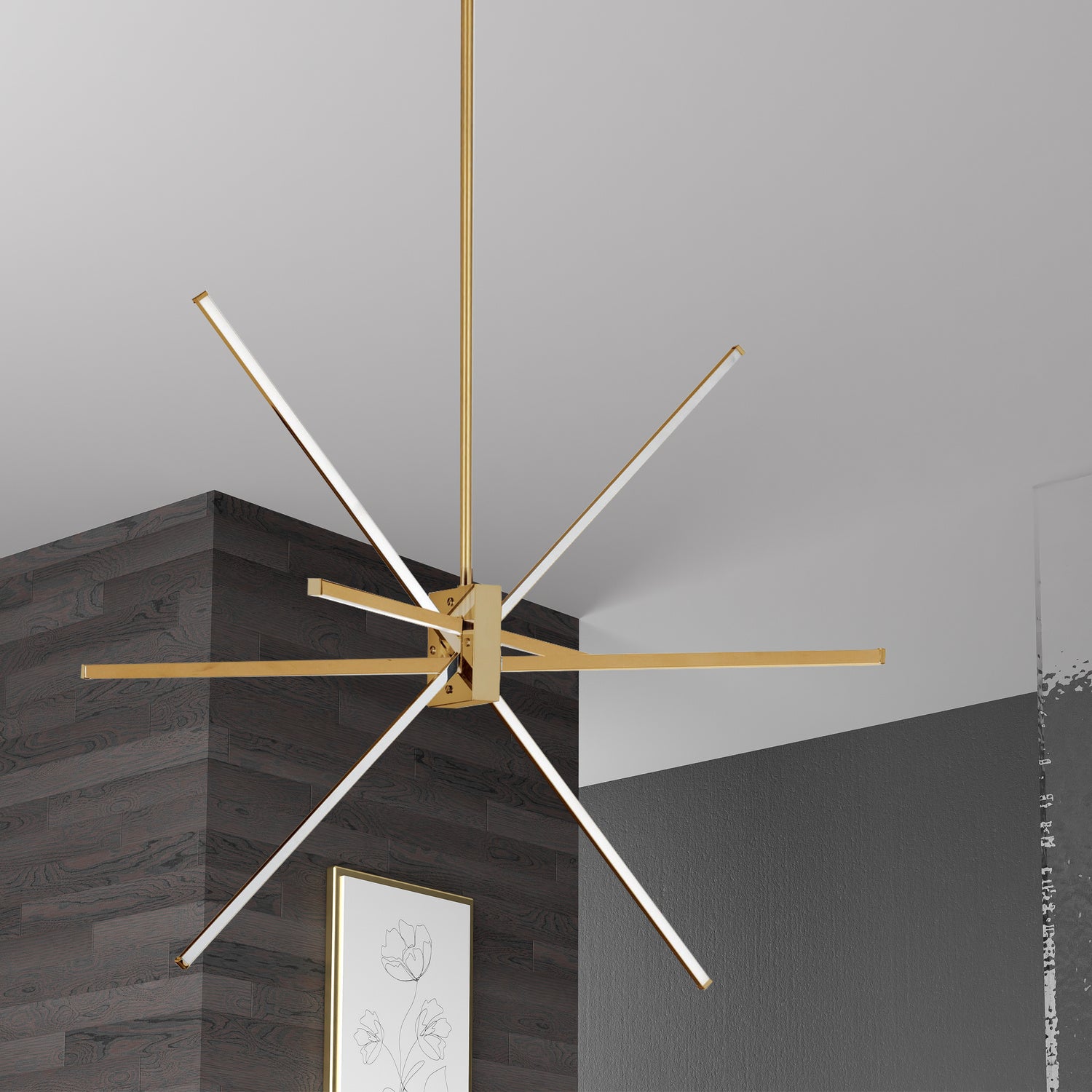 Dainolite Ltd - SUM-34P-AGB - LED Pendant - Summit - Aged Brass