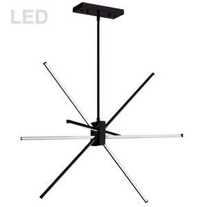 Dainolite Ltd - SUM-34P-MB - LED Pendant - Summit - Black