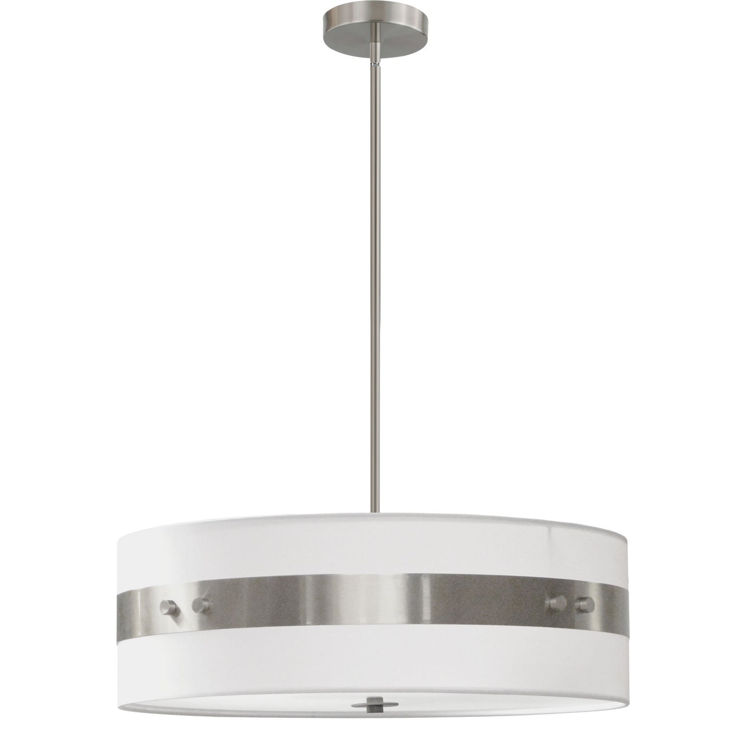 Dainolite Ltd - WIL-224P-SC-WH - Four Light Pendant - Willshire - White