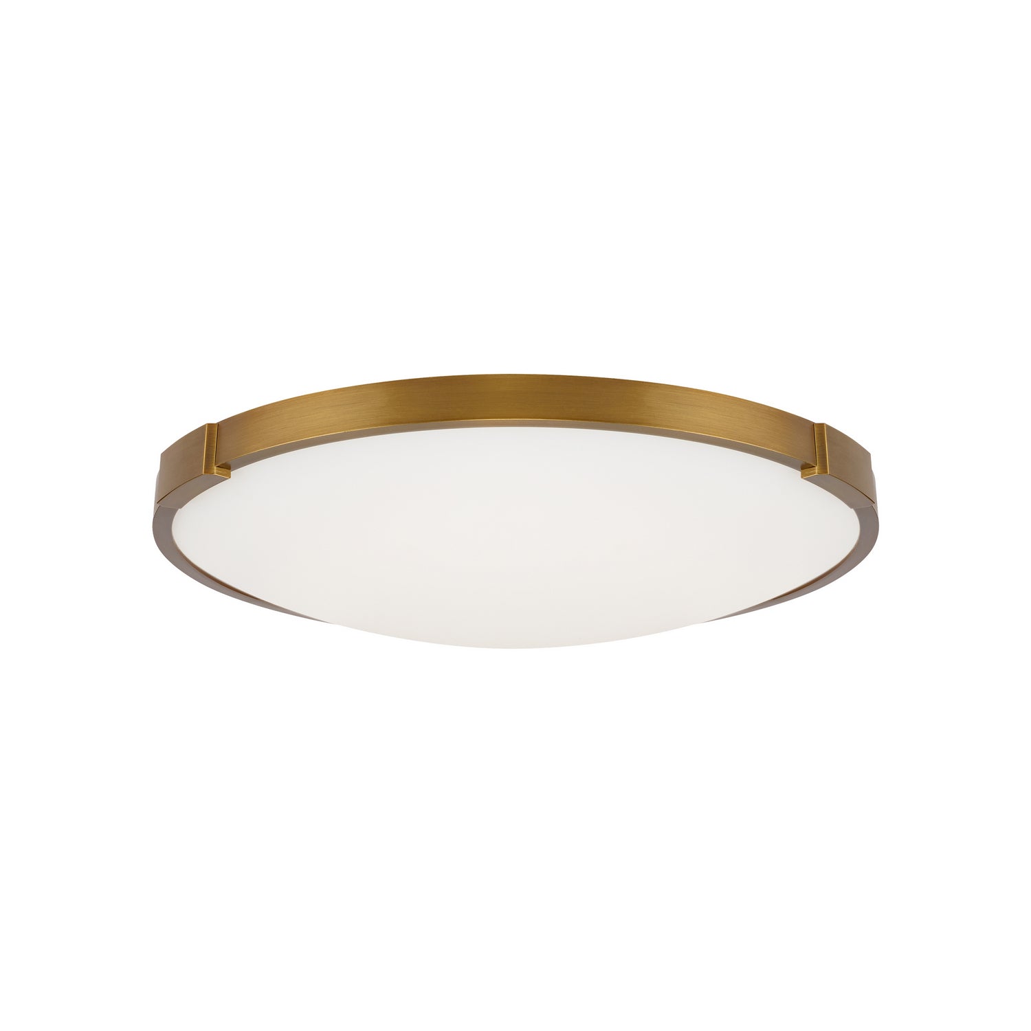 Visual Comfort Modern - 700FMLNC13A-LED927-277 - LED Flush Mount - Lance - Aged Brass