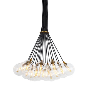 Visual Comfort Modern - 700GMBMP19CR - 19 Light Chandelier - Gambit - Aged Brass