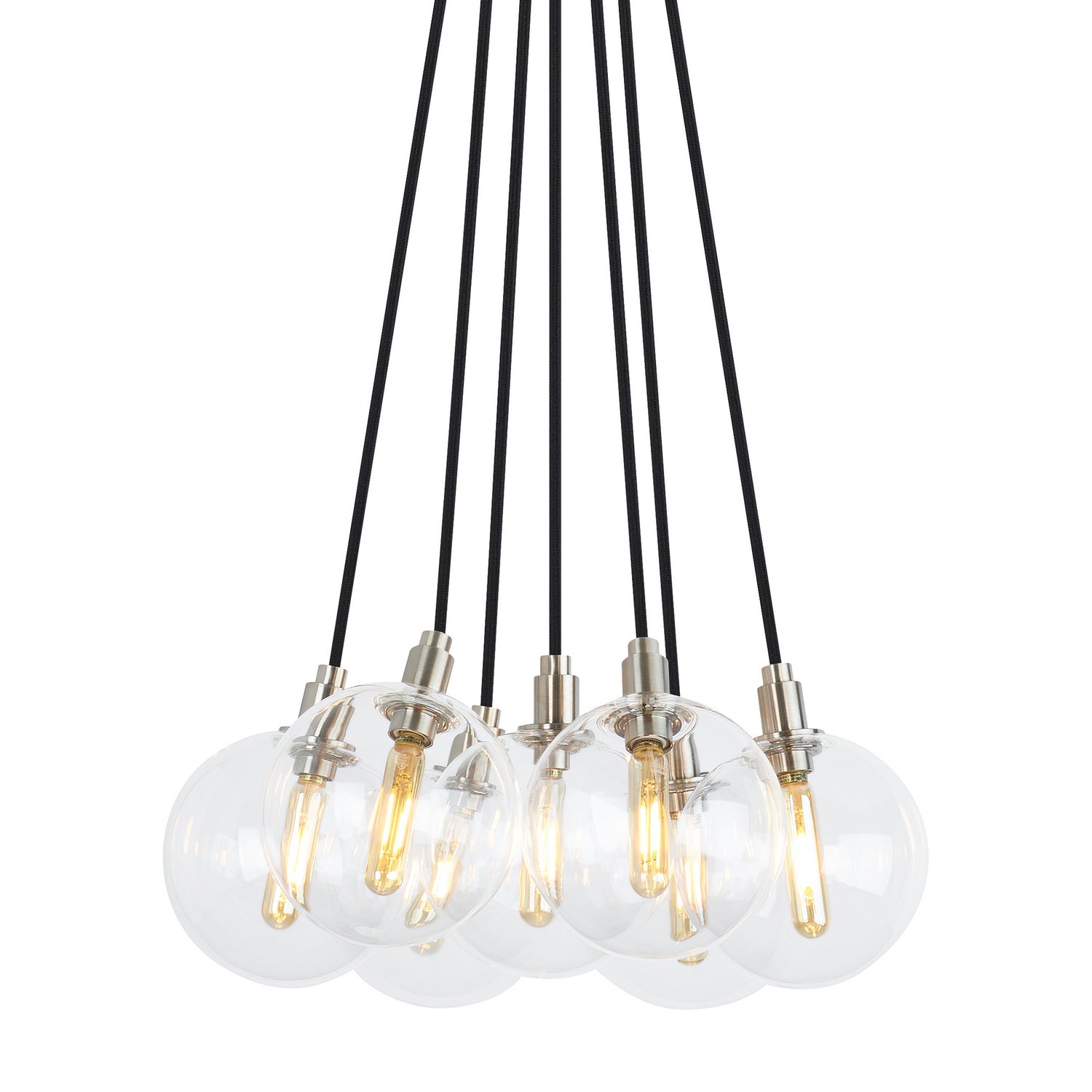 Visual Comfort Modern - 700GMBMP7CS-LED927 - LED Chandelier - Gambit - Satin Nickel