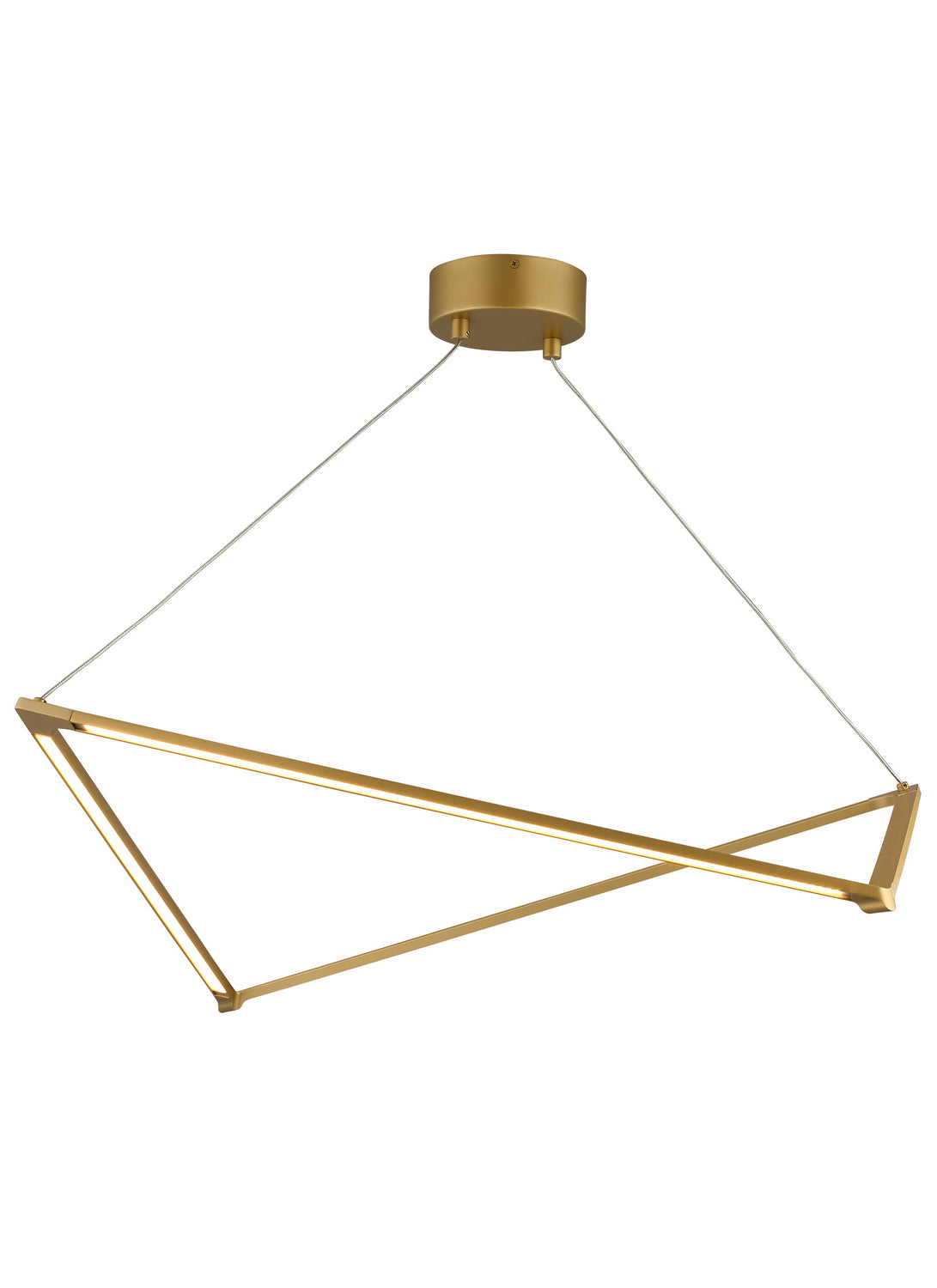 Visual Comfort Modern - 700LSBLTG-LED930 - LED Linear Suspension - Balto - Satin Gold