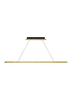 Visual Comfort Modern - 700LSDES48NB-LED92730 - LED Linear Suspension - Dessau - Natural Brass