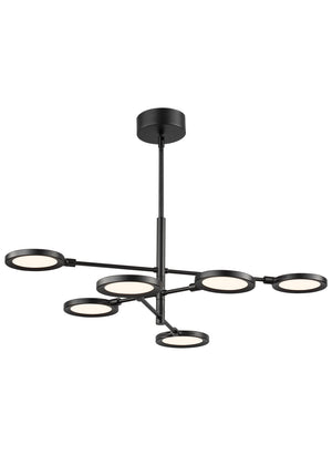 Visual Comfort Modern - 700LSSPCTB-LED930-277 - LED Chandelier - Spectica - Matte Black