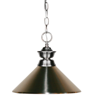 Z-Lite - 100701BN-MBN - One Light Pendant - Pendant Lights - Brushed Nickel