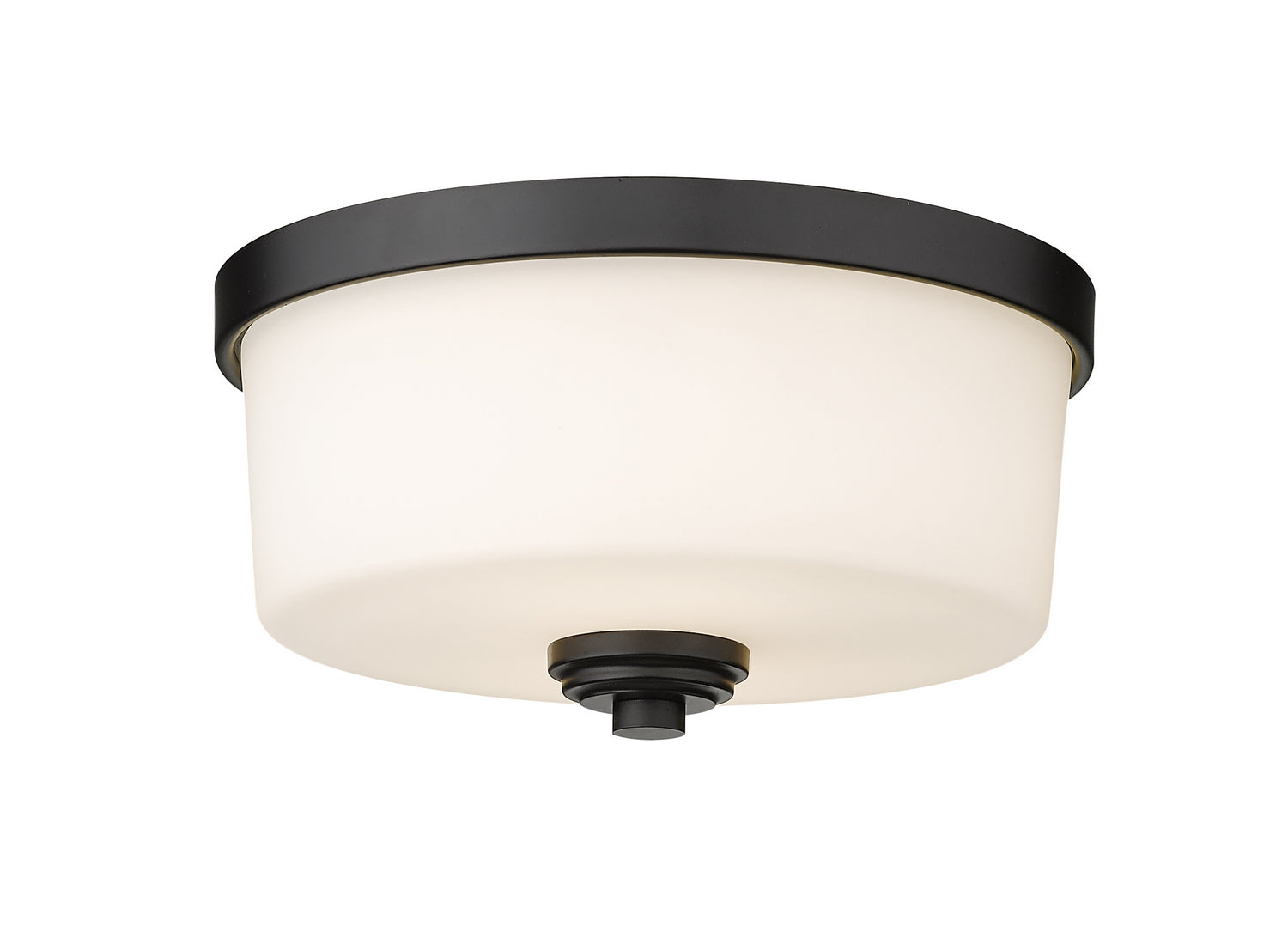 Z-Lite - 220F2-MB - Two Light Flush Mount - Arlington - Matte Black