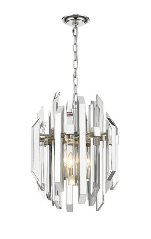 Z-Lite - 4006-4PN - Four Light Chandelier - Bova - Polished Nickel