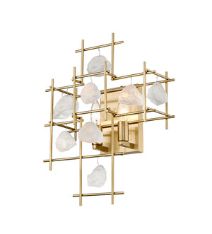 Z-Lite - 4007S-AGBR - Two Light Wall Sconce - Garroway - Aged Brass