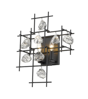 Z-Lite - 4007S-MB - Two Light Wall Sconce - Garroway - Matte Black