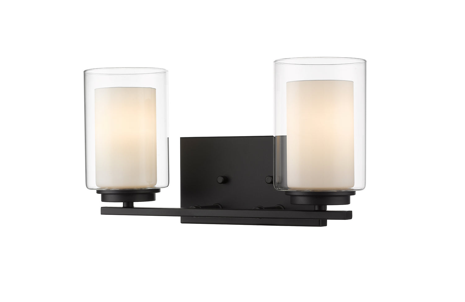 Z-Lite - 426-2V-MB - Two Light Vanity - Willow - Matte Black