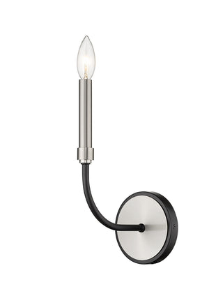 Z-Lite - 479-1S-MB-BN - One Light Wall Sconce - Haylie - Matte Black / Brushed Nickel