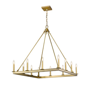 Z-Lite - 482S-12OBR - 12 Light Chandelier - Barclay - Olde Brass