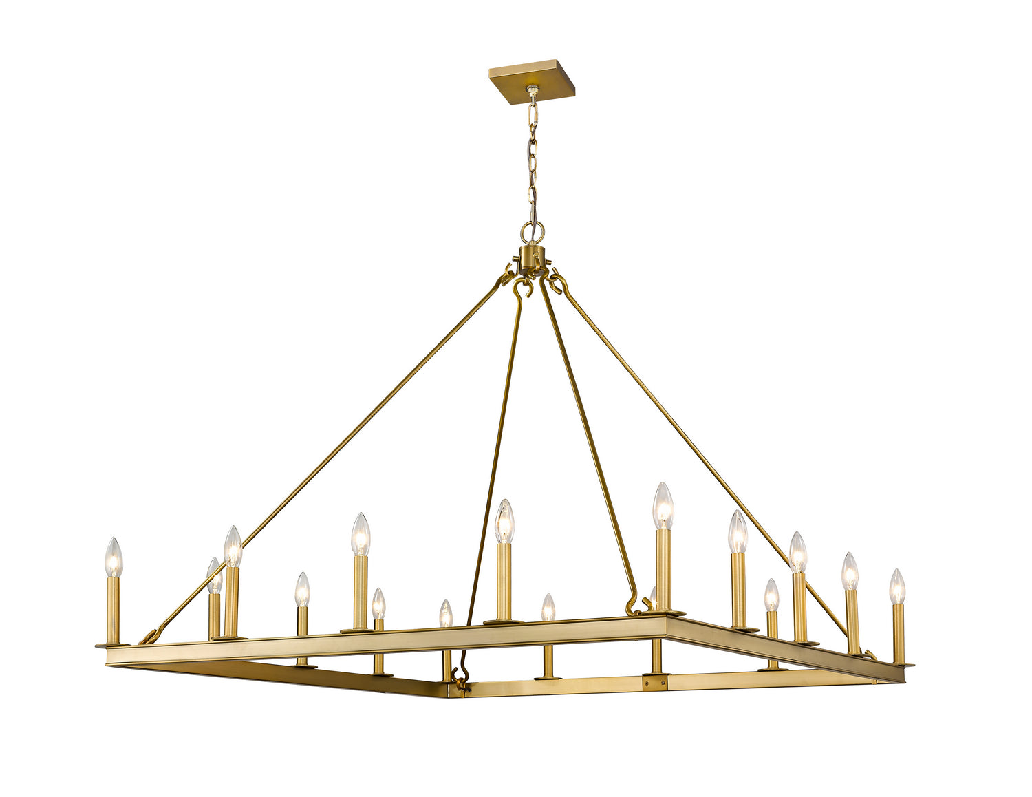 Z-Lite - 482S-16OBR - 16 Light Chandelier - Barclay - Olde Brass