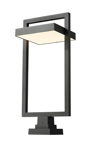Z-Lite - 566PHXLS-SQPM-BK-LED - LED Outdoor Pier Mounted Fixture - Luttrel - Black
