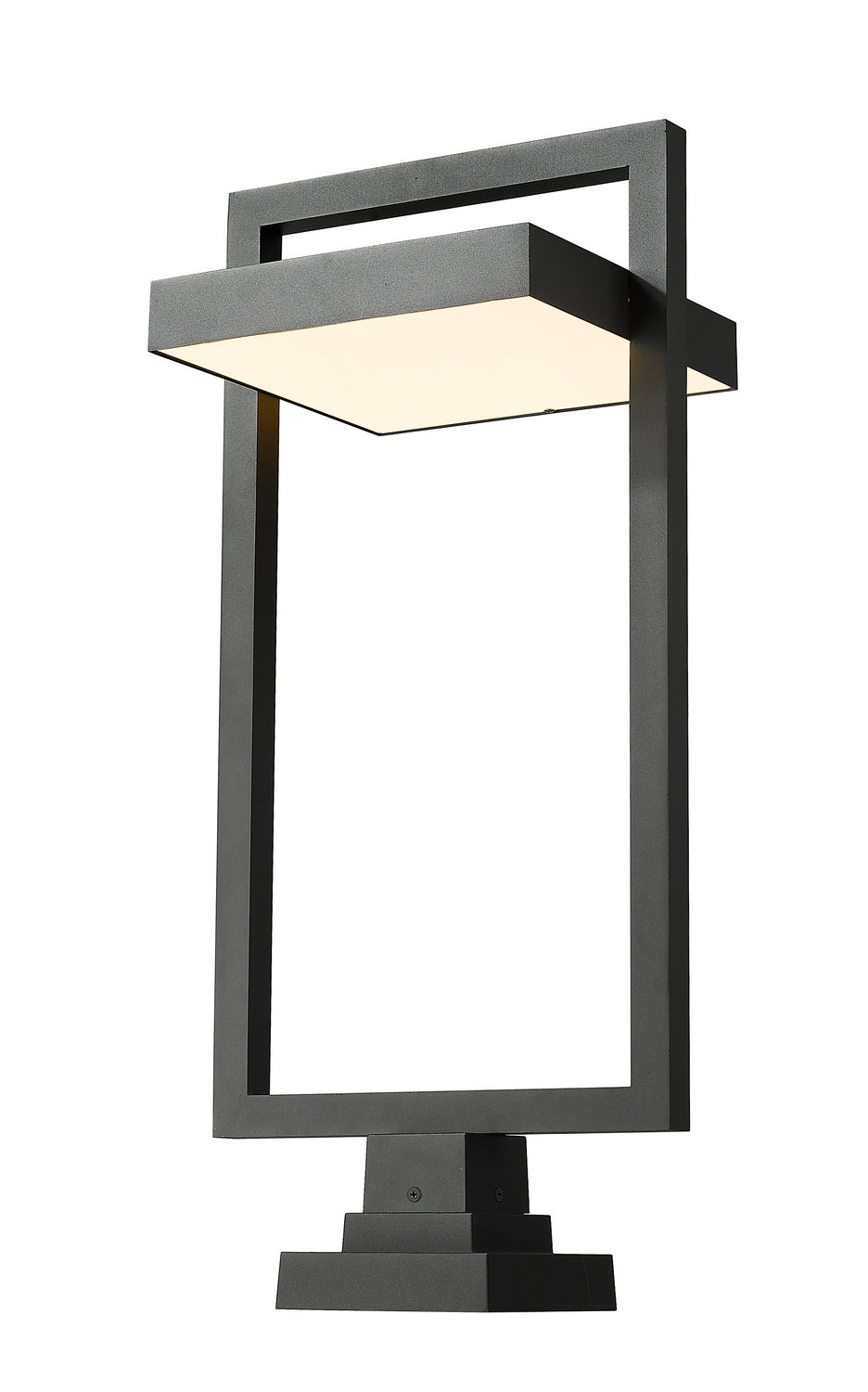 Z-Lite - 566PHXLS-SQPM-BK-LED - LED Outdoor Pier Mounted Fixture - Luttrel - Black