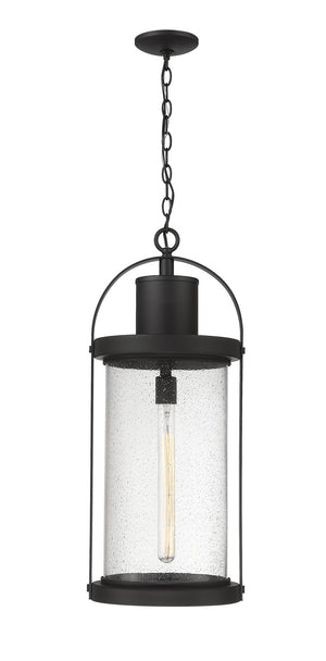 Z-Lite - 569CHXL-BK - One Light Outdoor Chain Mount Ceiling Fixture - Roundhouse - Black